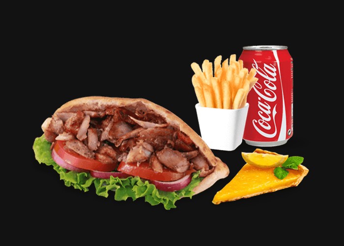 1 Sandwich au choix<br>
+ Frites<br>
+ 1 Dessert au choix<br>
+ 1 Boisson 33cl au choix.